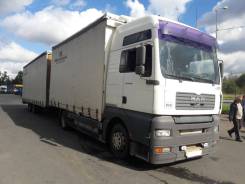 MAN TGA. Автопоезд 18.350 c прицепом BAU mueller, 21 205 кг., 4x2