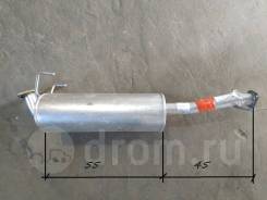 Резонатор. Toyota Land Cruiser Prado, VZJ95, VZJ95W, VZJ90, VZJ90W, RZJ95, RZJ90W, RZJ95W Двигатели: 5VZFE, 3RZF, 3RZFE