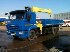 Soosan SCS746L. КМУ Камаз 65117 (Евро-5) + верх. упр. + борт 6.8 м, 11 780 куб. см., 10 000 кг., 6x4