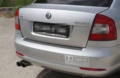 Накладка на бампер. Skoda Octavia, 1Z3, 1Z5 Двигатели: BGU, BJB, BKC, BKD, BLS, BSE, BSF, BUD, BXE, BZB, CAWB, CAXA, CAYC, CBZB, CCSA, CCZA, CDAA, CDA...