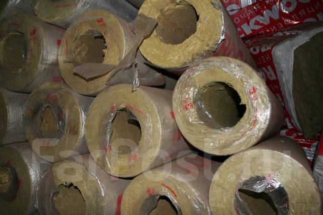 Трубная теплоизоляция. Цилиндры Rockwool, в наличии. Цена: 753₽ во ...