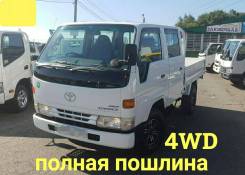 Toyota ToyoAce. 4WD, двухкабинник + борт, 3 000 куб. см., 1 500 кг., 4x4