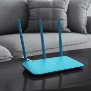 Роутер Xiaomi Mi WiFi Router 4Q Синий Новый Оригинал Гарантия во Владивостоке ADSL-роутеры.