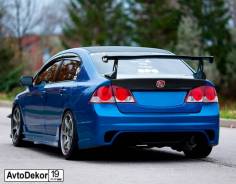 Бампер. Honda Civic, FA1, FA3, FA5, FD1, FD2, FD3, FD7, FG1, FG2, FK1, FK2, FK3, FN1, FN2, FN3, FN4 Двигатели: K20A, K20Z3, L13Z1, LDA, LDA2, LDAMF5...