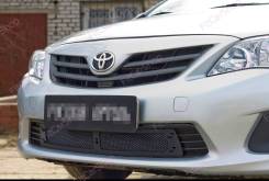 Защитная сетка бампера Toyota Corolla 2010-2013 Тойота Королла. Toyota Corolla, ADE150, NDE150, NDE180, NRE150, NRE180, ZRE142, ZRE151, ZRE172, ZRE181...