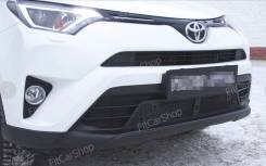 Защитная сетка решетки бампера Toyota Rav4 2015-н. в. Тойота Рав4. Toyota RAV4, ACA38L, ALA30, ZSA30, ZSA35 Двигатели: 2ADFTV, 2AZFE, 3ZRFAE