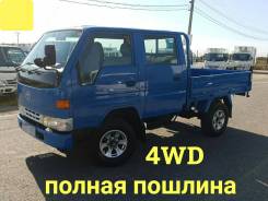 Toyota ToyoAce. 4WD, двухкабинник+борт, 3 000 куб. см., 1 500 кг.