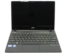 Acer Aspire One 756-877B1kk. 11.6", 1 400,0����, ��� 2048 ��, ���� 500���, WiFi, Bluetooth, ����������� �� 3��. ����