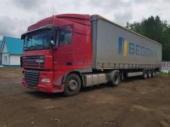 DAF XF 105. Продается сцепка Даф 105.460 шторный полуприцеп Крона, 12 000 куб. см., 20 000 кг.