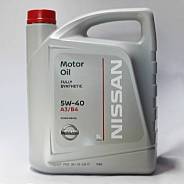Nissan. Вязкость 5W-40, синтетическое