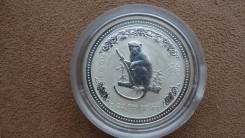 2 доллара 2004 г. Австралия, Лунар, Год обезьяны, серебро