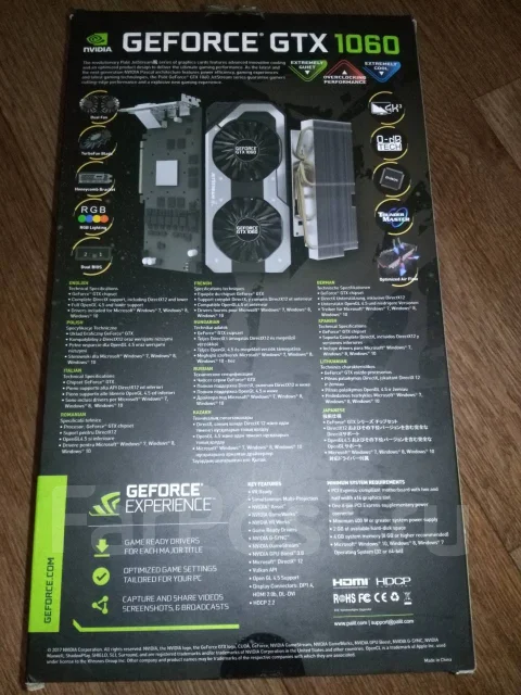 GeForce GTX 1060 ����
