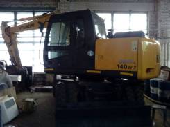 Hyundai R140W-7. Экскаватор колесный Hyundai 140