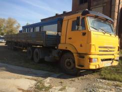 КамАЗ 65116. Продается сцепка Камаз+полуприцеп бортовой 13м Нефаз, 6 700 куб. см., 30 000 кг.