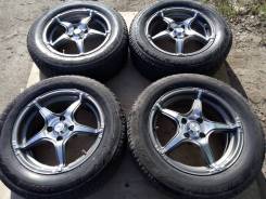 Литье SLK 15" 4х100 + всесезонка 195/65 bridgestone. 6.5x15" 4x100.00 ET38 ЦО 73,0 мм.
