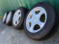Хороший универсальный комплект R16+жирная зима Goodyear 205/60/16 14г. 6.5x16" 5x100.00, 5x114.30 ET48 ЦО 73,0 мм.