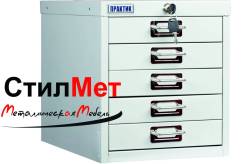 Шкаф выдвижной для мелочей ПРАКТИК MDC-A4/315/5