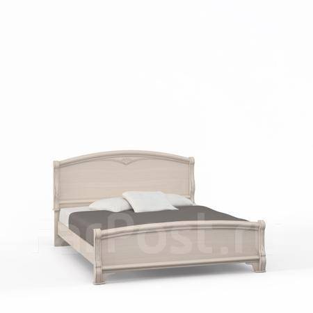 Кровать полутороспальная с боковой спинкой и ящиками