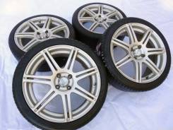 Диски Bridgestone BEO с летними шинами Nankang. 7.0x17" 4x100.00 ET45 ЦО 73,1 мм.