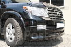 Накладка на бампер. Toyota Land Cruiser, GRJ200, J200, URJ200, URJ202W, UZJ200, UZJ200W, VDJ200 Двигатели: 1GRFE, 1URFE, 1VDFTV, 2UZFE, 3URFE