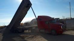 Kenworth T2000. Тягач в цепке с самосвальным прицепом Marshall на 50 тн, 50 000 кг., 6x4