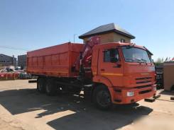 КамАЗ 65115. КМУ Самосвал КамАЗ-65115-3094-50(Евро-5)+КМУ Ferrari F148A2, кузов 20м3, 6x4