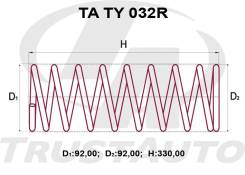 Пружина подвески. Toyota Corsa, EL51, EL53, EL55 Toyota Starlet, EP90, EP91, EP95