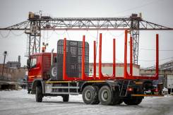 САВ. Автомобиль - сортиментовоз 6х6 6977, 13 000 куб. см., 26 000 кг., 6x6
