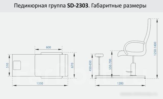 Педикюрная подставка для ног