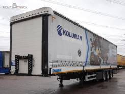 Koluman. Полуприцеп борт-штора S, 28 000 кг.