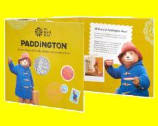 Великобритания 50 пенсов 2018 Paddington at the Station. Медведь