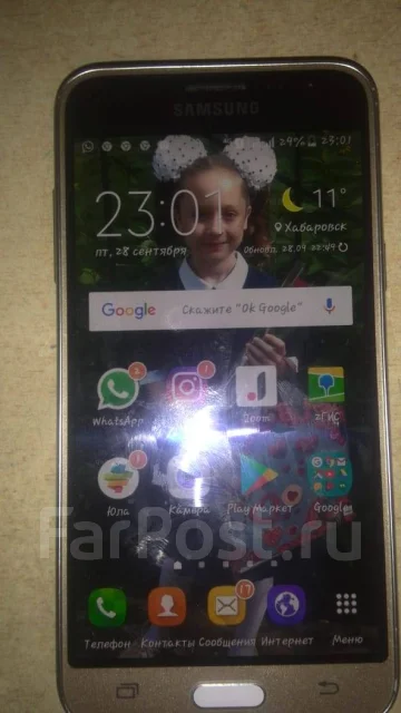 Samsung Galaxy J3 2016. �/�, �������, 3G, 4G LTE, Dual-SIM ����