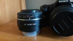 Фотоаппарат Sony a58, объектив Sony 50mm f/1,8