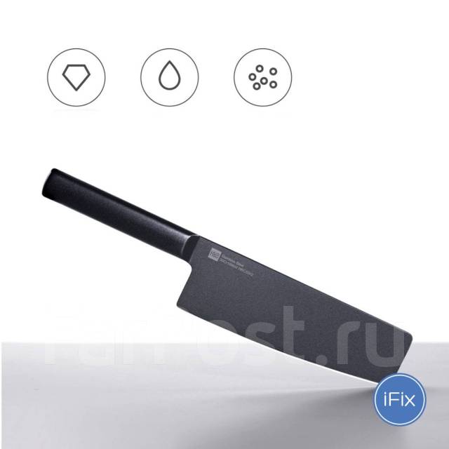 Кухонные стальные ножи Xiaomi Mi HuoHou 2 шт HU0015, новый, в наличии ...