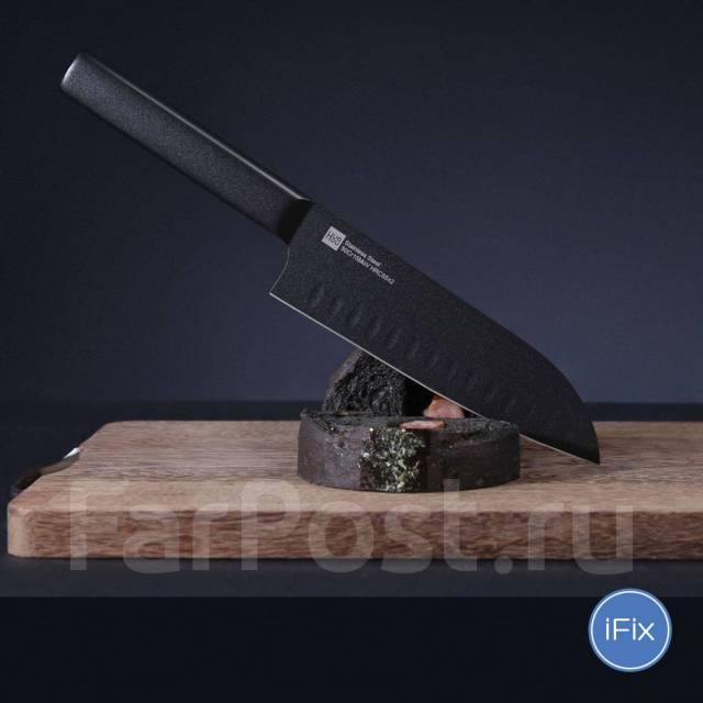 Кухонные стальные ножи Xiaomi Mi HuoHou 2 шт HU0015, новый, в наличии ...