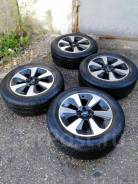 Зимняя резина Dunlop 225/60R17 на Литье Subaru 5x100R17. 7.0x17" 5x100.00 ET48 ЦО 56,1 мм.