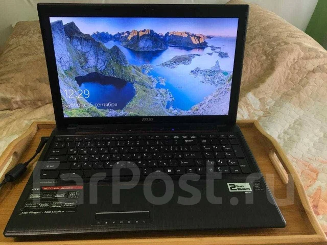 MSI GE60 2PL Apache. 15.6", 2,9����, ��� 8 ��, ���� 750���, WiFi: 1, Bluetooth: 1, ����������� �� 2��. ����