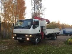 Mitsubishi Fuso Canter. Кран Борт, 5 200 куб. см., 3 000 кг., 4x2