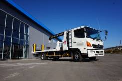 Hino Ranger. Эвакуатор-манипулятор со съезжающей платформой , 7 961 куб. см., 5 000 кг., 4x2