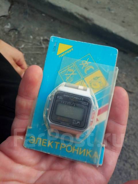 Часы Электроника 5 СССР новые, новый, в наличии. Цена: 15 000₽ во ...