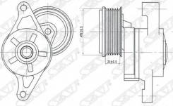 Натяжитель MAZDA SAT ST-ZJ01-15-980B