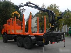 Майкопский машиностроительный завод Майман-110S. Сортаментовоз с лесным манипулятором Майман-110S, 11 000 кг., 6x6