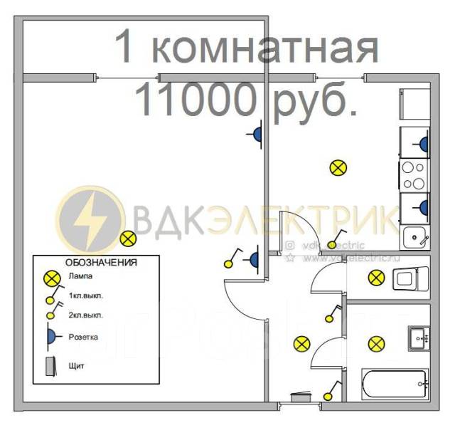 Электрик. Монтаж электропроводки эконом. Электромонтаж от 8000 руб во ...