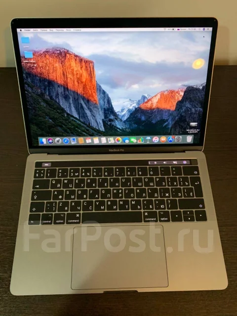 Apple MacBook Pro 13 2017 Mid MPXY2. 13", 2,3����, ��� 8 ��, ���� 256���, WiFi: 1, Bluetooth: 1, ����������� �� 12��. ����