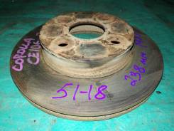 Диск тормозной, Toyota Corolla, AE100, перед., №: 43512-12330, 51-18 238мм