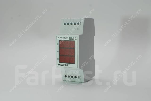 Вольтметр Вм-3 (red) DigiTOP - Свет и электрика во Владивостоке