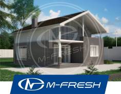 M-fresh Lider (Готовый проект дома с доработанной планировкой). 100-200 кв. м., 2 этажа, 4 комнаты, комбинированный