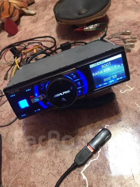 Процессорная магнитола alpine ida-x100, 1 DIN — 178x50 мм, б/у, в ...