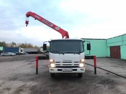 Isuzu Elf. 7.5 манипулятор Unic 370, 5 193 куб. см., 5 000 кг., 4x2