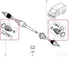 Пыльник шруса. Opel Vivaro Nissan Primastar Renault Trafic